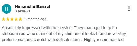 Chandigarh Cleaners 5-Star Google Review 5